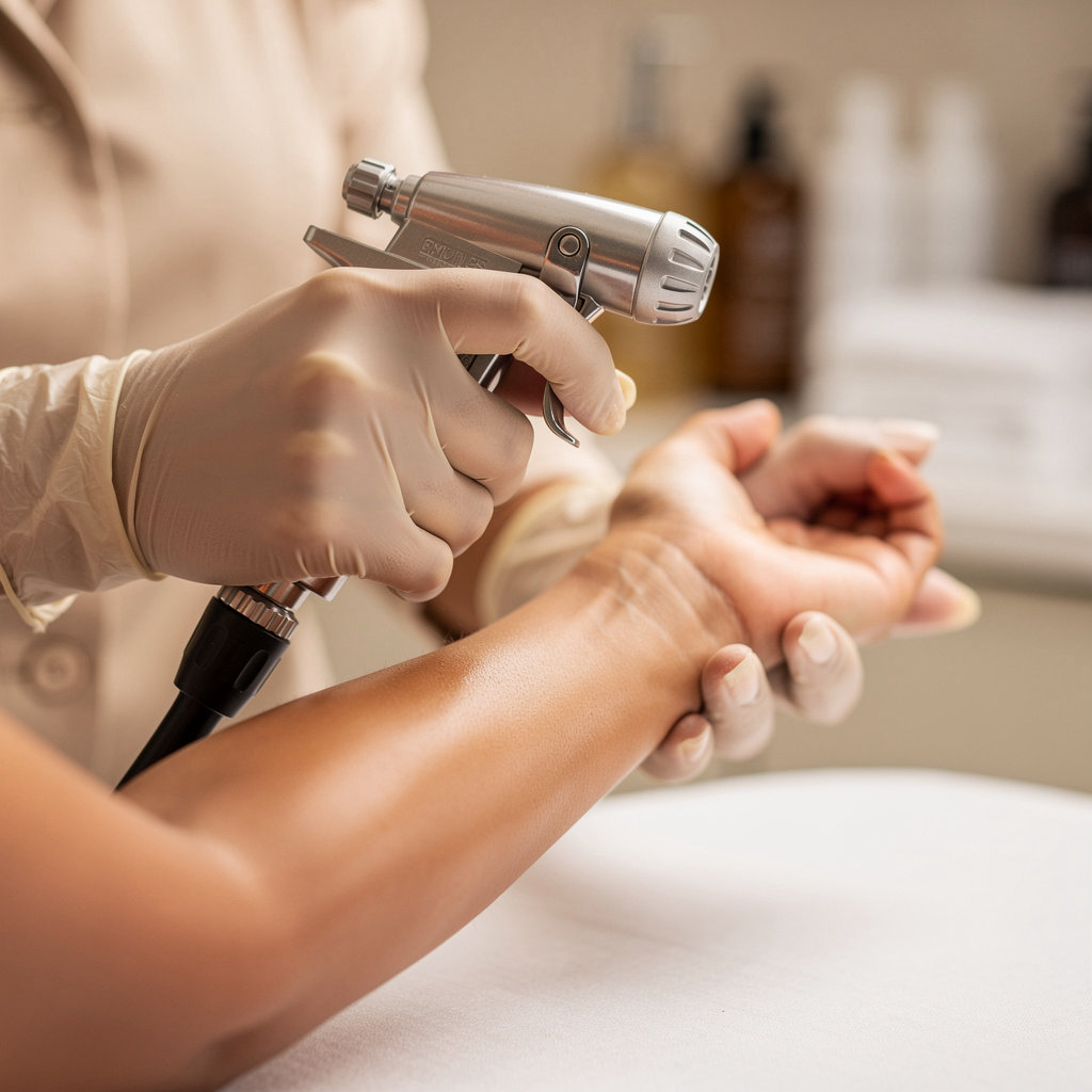 Sunless On The Glo's commitment to quality and customer-focused spray tanning services in Las Vegas